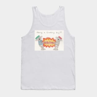 Christmas cracker koala bear watercolour Tank Top